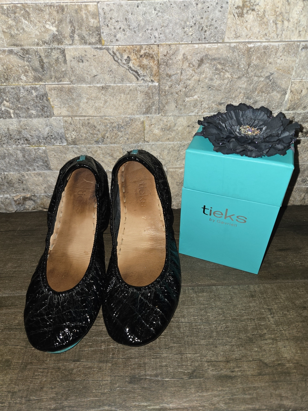 Tieks Women’s Obsidian Black Ballet Flats by Tieks